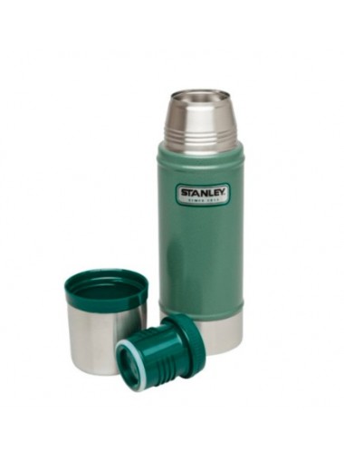 [美國Stanley] 經典系列真空保溫保冷瓶 (16OZ 錘紋綠)